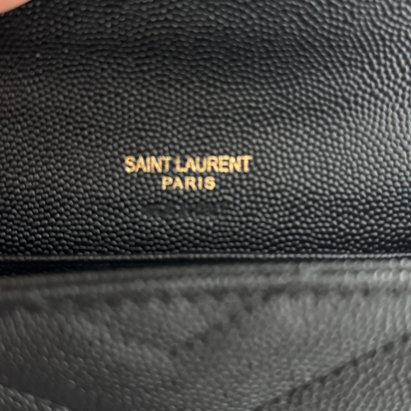 Saint Laurent YSL Monogram Small Flap Wallet in Grained Leather - Picture 8 of 16